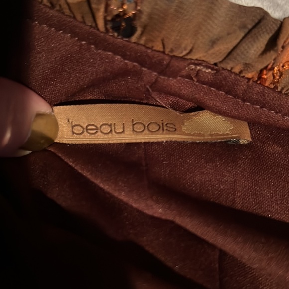 Beau Bois brown and copper tie die and sequin dress size M! - Picture 5 of 11